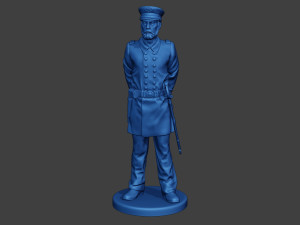 American Naval Officer Stand2 Civil War Union ACWUS1 Model do druku 3D