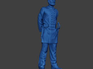 American Naval Officer Stand2 Civil War Union ACWUS1 Model do druku 3D