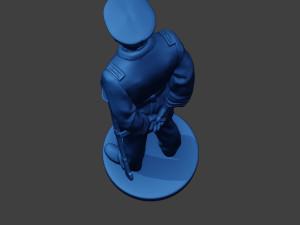American Naval Officer Stand2 Civil War Union ACWUS1 Model do druku 3D