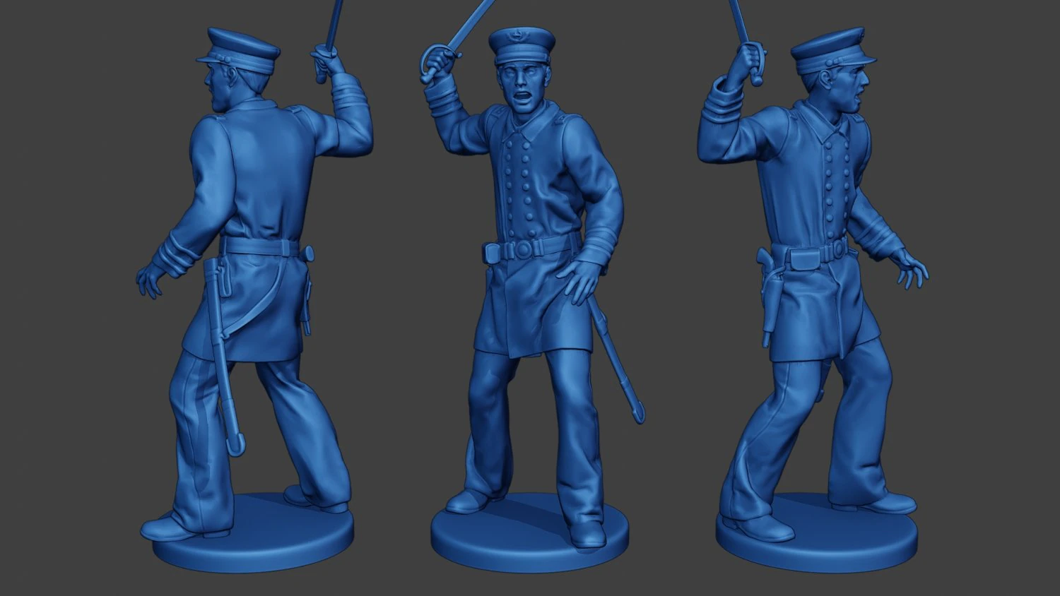 American Naval Officer Sword Civil War Union ACWUS1 3D Print Model .c4d .max .obj .3ds .fbx .stl .blend 