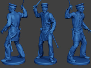 American Naval Officer Sword Civil War Union ACWUS1 3D Print Model