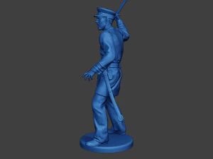 American Naval Officer Sword Civil War Union ACWUS1 3D Print Model
