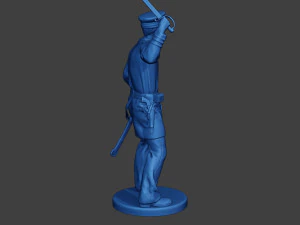 American Naval Officer Sword Civil War Union ACWUS1 3D Print Model