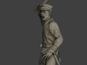 American Naval Officer Sword Civil War Union ACWUS1 3D Print Model