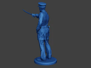 Ufficiale navale americano Sword2 Unione della guerra civile ACWUS1 Modello di stampa 3D