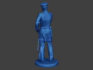 Ufficiale navale americano Sword2 Unione della guerra civile ACWUS1 Modello di stampa 3D