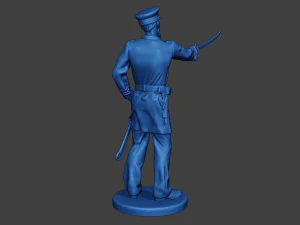 Ufficiale navale americano Sword2 Unione della guerra civile ACWUS1 Modello di stampa 3D