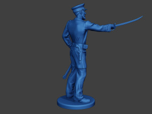 American Naval Officer Sword2 Civil War Union ACWUS1 3D Print Model