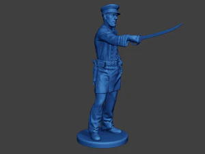 Ufficiale navale americano Sword2 Unione della guerra civile ACWUS1 Modello di stampa 3D