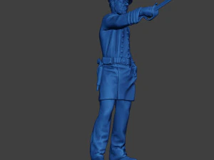 Ufficiale navale americano Sword2 Unione della guerra civile ACWUS1 Modello di stampa 3D