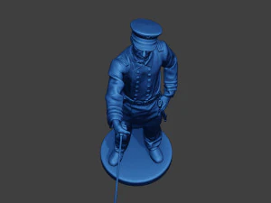 Ufficiale navale americano Sword2 Unione della guerra civile ACWUS1 Modello di stampa 3D