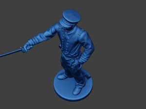 Ufficiale navale americano Sword2 Unione della guerra civile ACWUS1 Modello di stampa 3D