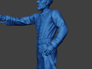 Ufficiale navale americano Sword2 Unione della guerra civile ACWUS1 Modello di stampa 3D