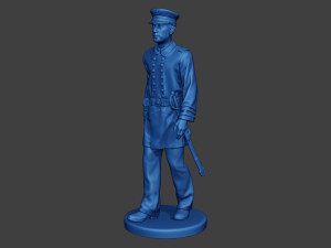 American Naval Officer Walk Civil War Union ACWUS1 3Dプリントモデル