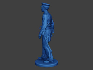 American Naval Officer Walk Civil War Union ACWUS1 3Dプリントモデル
