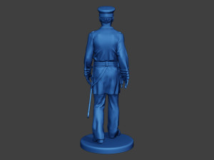 American Naval Officer Walk Civil War Union ACWUS1 3Dプリントモデル