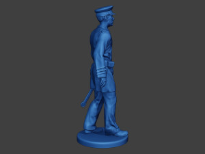 American Naval Officer Walk Civil War Union ACWUS1 3Dプリントモデル