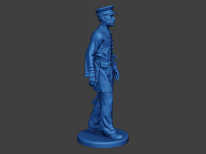 American Naval Officer Walk Civil War Union ACWUS1 3Dプリントモデル