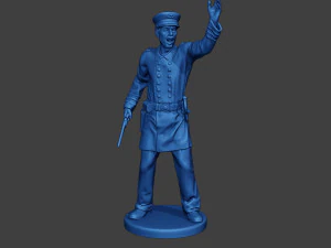 Ufficiale navale americano Warnig Civil War Union ACWUS1 Modello di stampa 3D