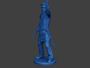 Ufficiale navale americano Warnig Civil War Union ACWUS1 Modello di stampa 3D