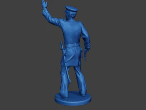 Ufficiale navale americano Warnig Civil War Union ACWUS1 Modello di stampa 3D