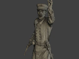 Ufficiale navale americano Warnig Civil War Union ACWUS1 Modello di stampa 3D