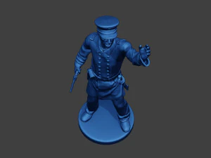 Ufficiale navale americano Warnig Civil War Union ACWUS1 Modello di stampa 3D