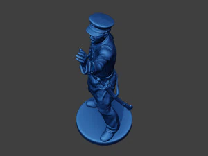 Ufficiale navale americano Warnig Civil War Union ACWUS1 Modello di stampa 3D