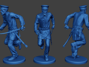 American Naval Officers Civil War Union Pack 1 ACWUS1 Model Cetak 3D