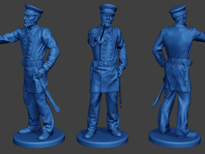Pacchetto Unione Guerra Civile Ufficiali Navali Americani 1 ACWUS1 Modello di stampa 3D