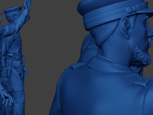 American Naval Officers Civil War Union Pack 1 ACWUS1 Model Cetak 3D