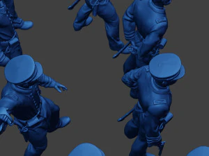 Pacchetto Unione Guerra Civile Ufficiali Navali Americani 1 ACWUS1 Modello di stampa 3D