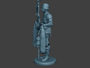 German musician soldier ww2 Stand Schellenbaum G8 Modelo de impresión 3D