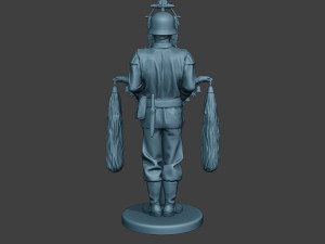 German musician soldier ww2 Stand Schellenbaum G8 Modelo de impresión 3D