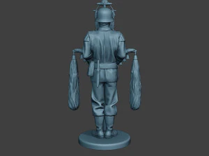 German musician soldier ww2 Stand Schellenbaum G8 3D Print Model