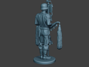 German musician soldier ww2 Stand Schellenbaum G8 Modelo de impresión 3D