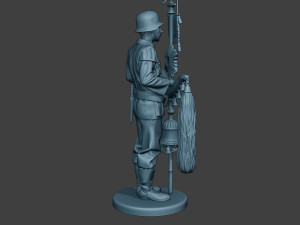 German musician soldier ww2 Stand Schellenbaum G8 Modelo de impresión 3D