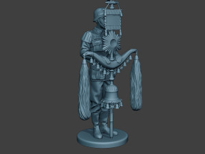 German musician soldier ww2 Stand Schellenbaum G8 Modelo de impresión 3D