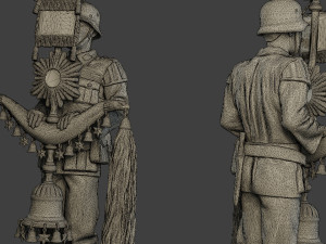 German musician soldier ww2 Stand Schellenbaum G8 Modelo de impresión 3D