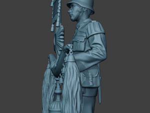 German musician soldier ww2 Stand Schellenbaum G8 Modelo de impresión 3D