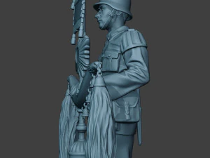 German musician soldier ww2 Stand Schellenbaum G8 3D Print Model