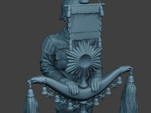 German musician soldier ww2 Stand Schellenbaum G8 Modelo de impresión 3D