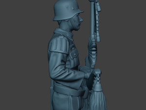 German musician soldier ww2 Stand Schellenbaum G8 Modelo de impresión 3D