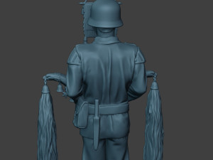 German musician soldier ww2 Stand Schellenbaum G8 Modelo de impresión 3D