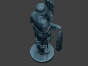 German musician soldier ww2 Stand Schellenbaum G8 3D Print Model