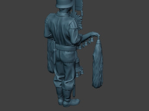 German musician soldier ww2 Stand Schellenbaum G8 Modelo de impresión 3D