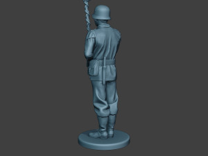 German musician soldier ww2 Stand Tambourstock G8 3D Print Model