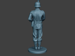 German musician soldier ww2 Stand Tambourstock G8 3D Print Model