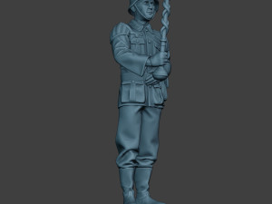 German musician soldier ww2 Stand Tambourstock G8 3D Print Model