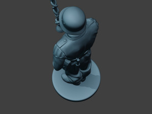German musician soldier ww2 Stand Tambourstock G8 3D Print Model